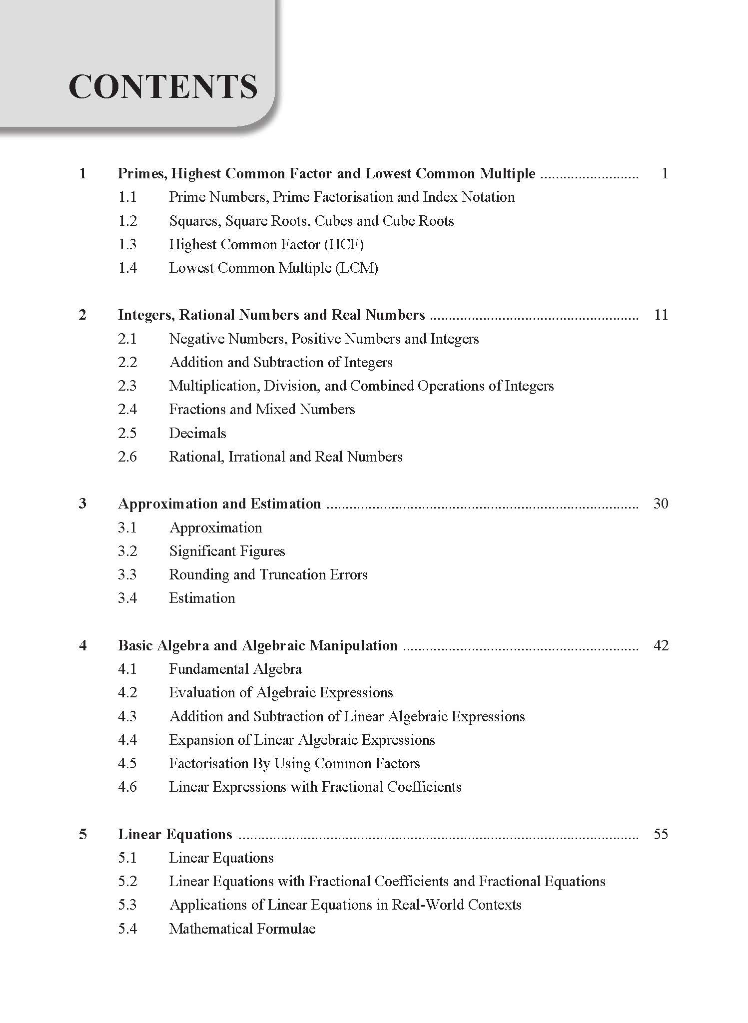 Secondary 1/G3 Topical Maths 4th Edition