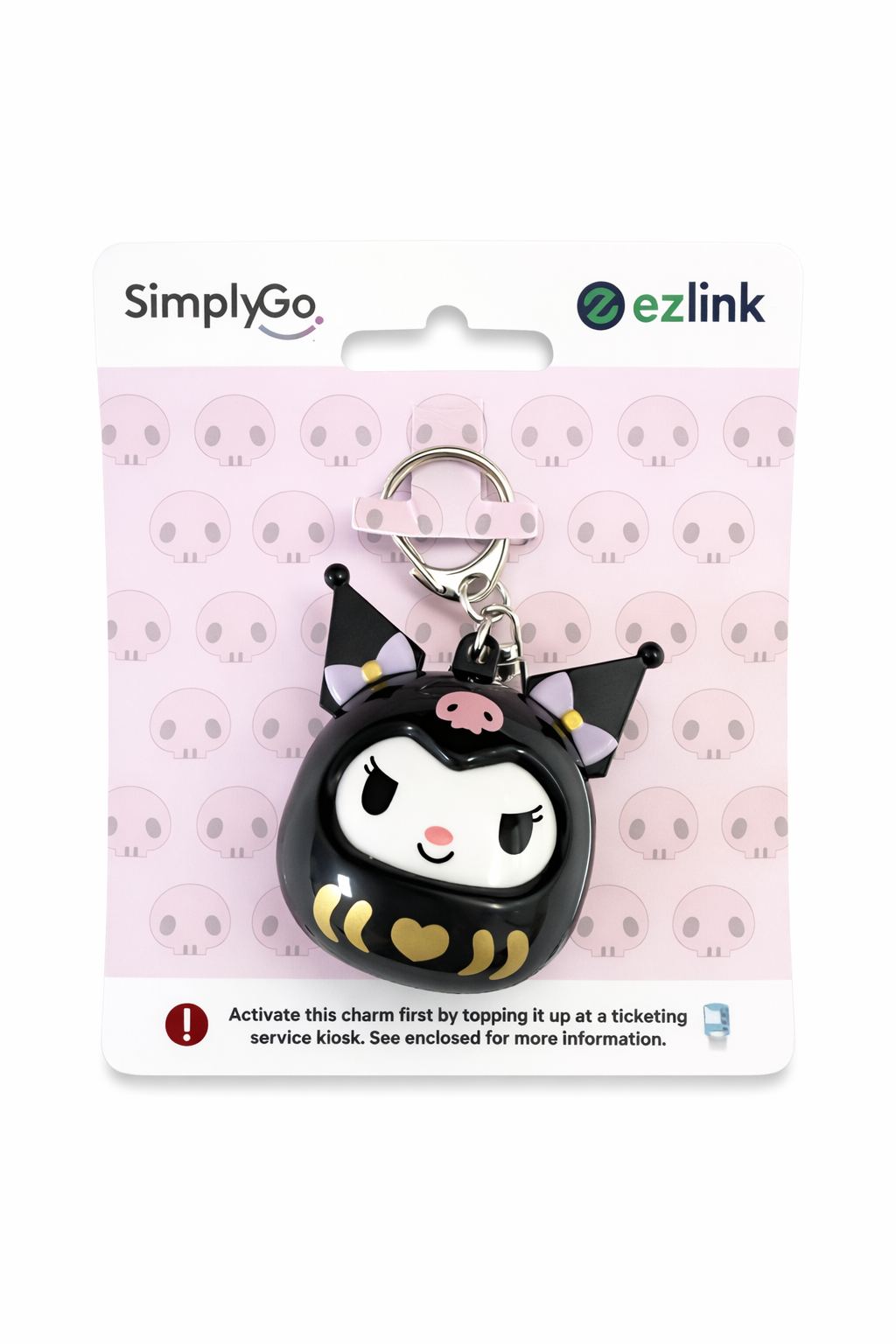 EZ-Link Kuromi Daruma 3D Charm