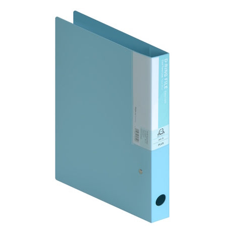 PLUS D-RING FILE DEJAVU FL-120PP AQ BLU