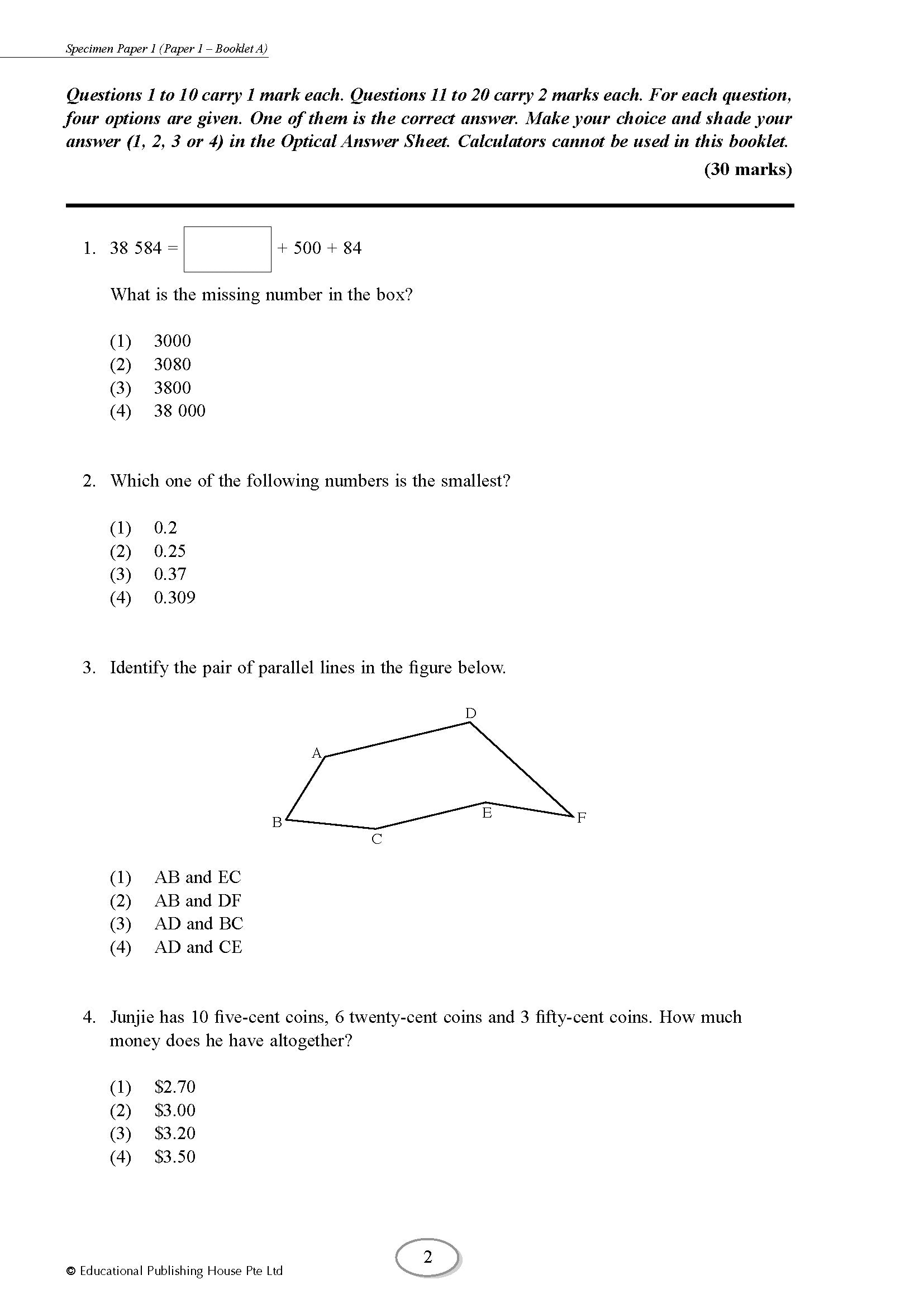 Preparing for PSLE Foundation Maths 