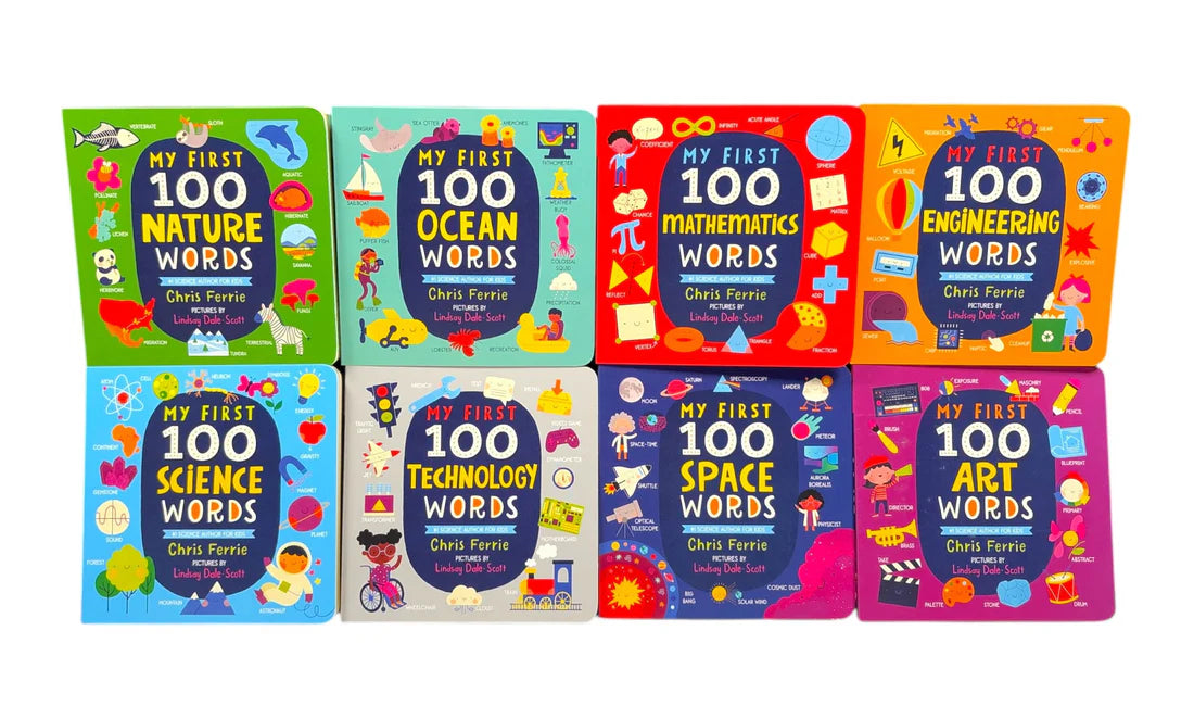 My First Steam+Words Library (Set Of 8 Books)