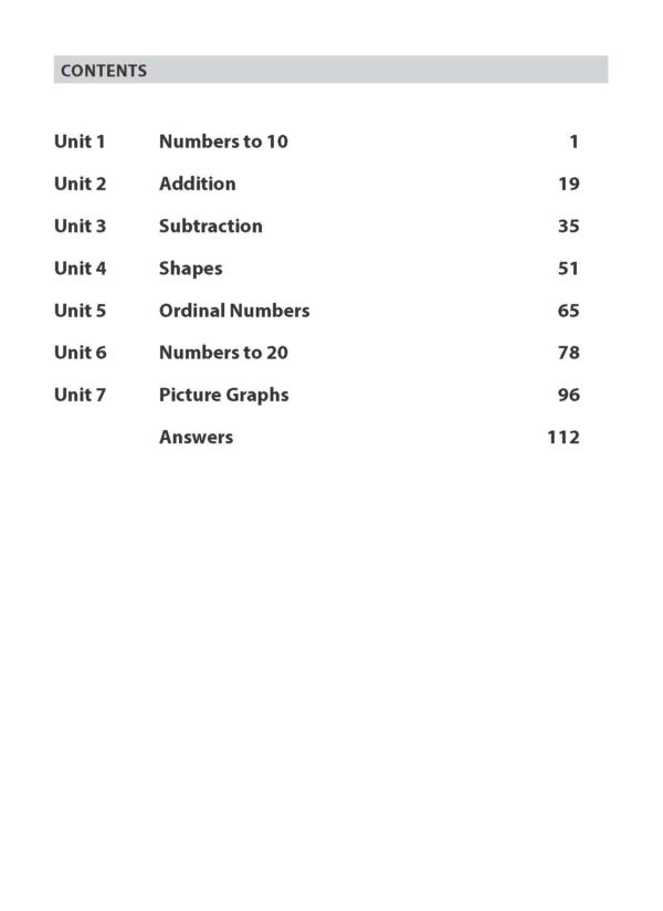 Bridging Mathematics Kindergarten 1