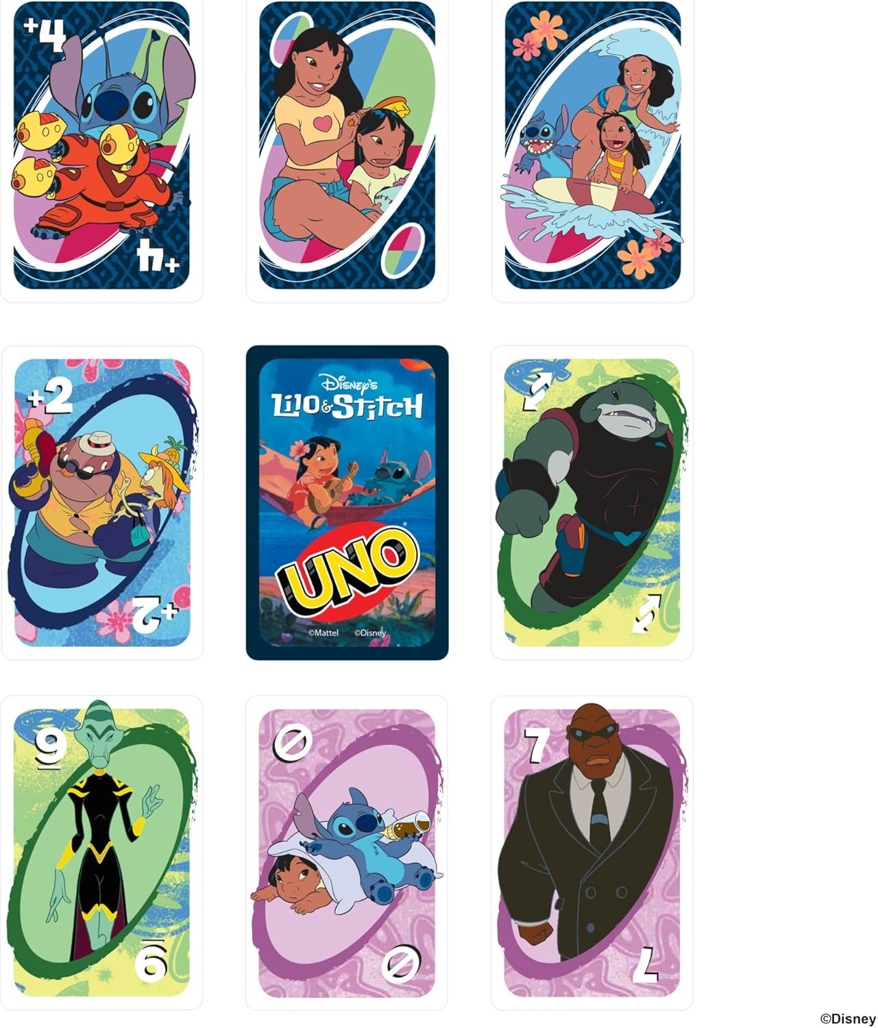 Mattel Uno Disneys Lilo And Stitch Card Game