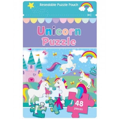 PUZZLE BAG UNICORN 48 PCS