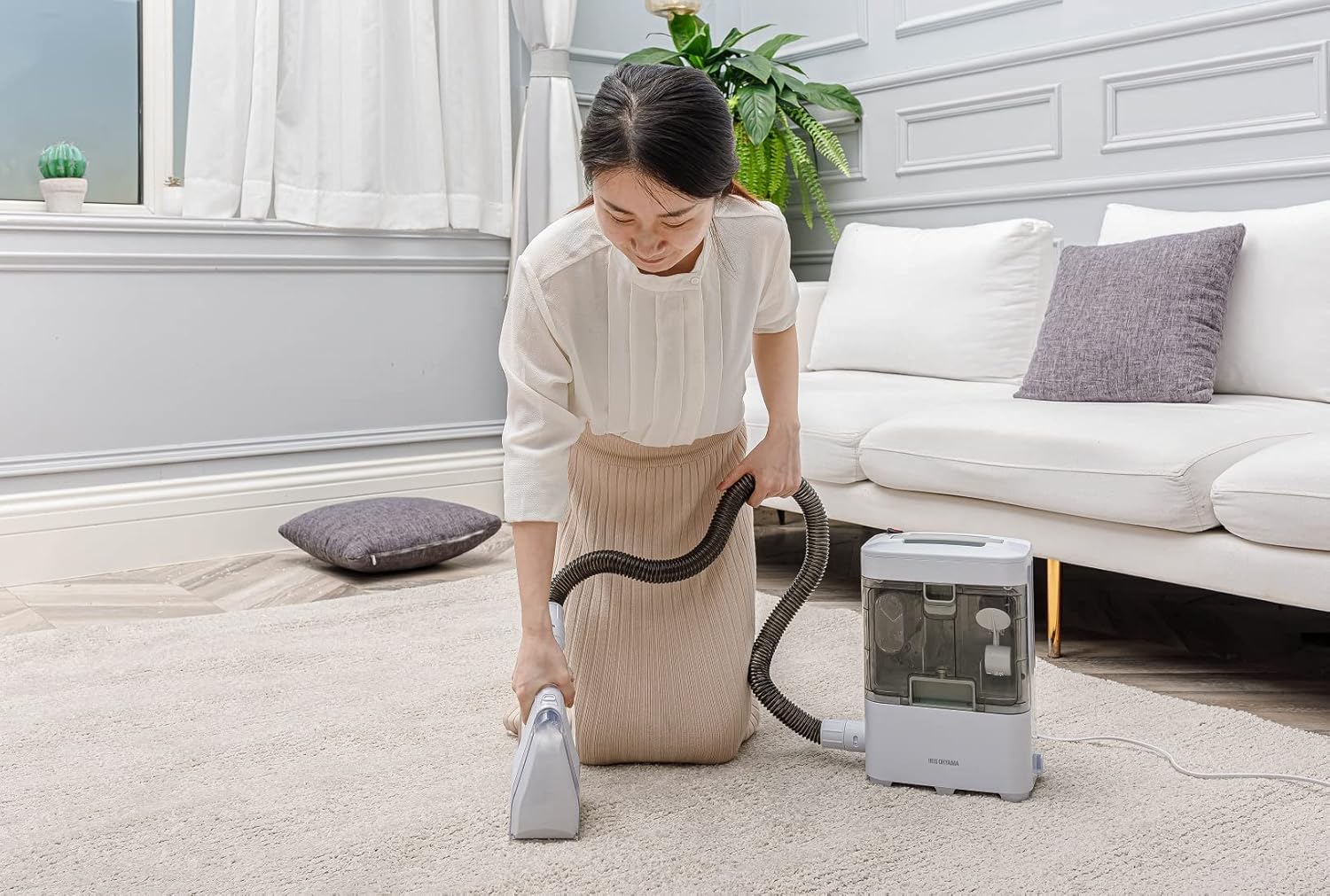 IRIS OHYAMA RNS-300 Rinser/Carpet/Mattress/Sofa Cleaner, 2.84Kg, 19.6x29.4x41.2cm(LxWxH)
