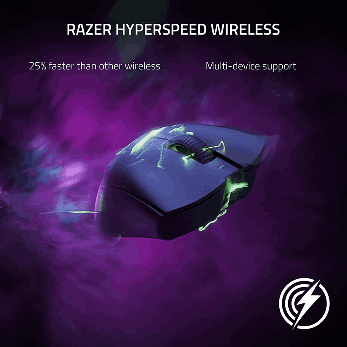 Razer DeathAdder V3 Pro Ergonomic Wireless Gaming Mouse Black