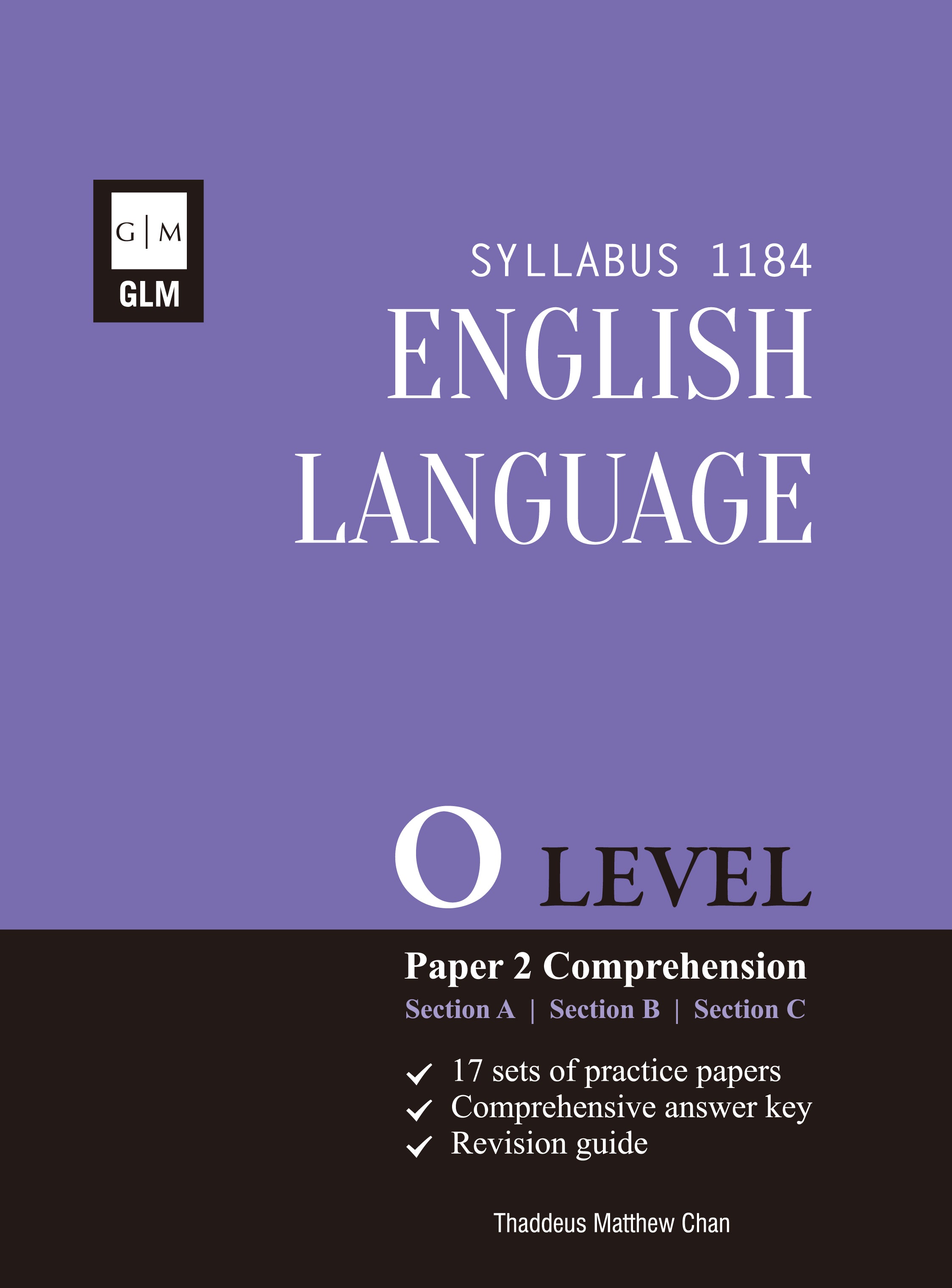 O Level English Comprehension Paper 2 (Syllabus 1184)