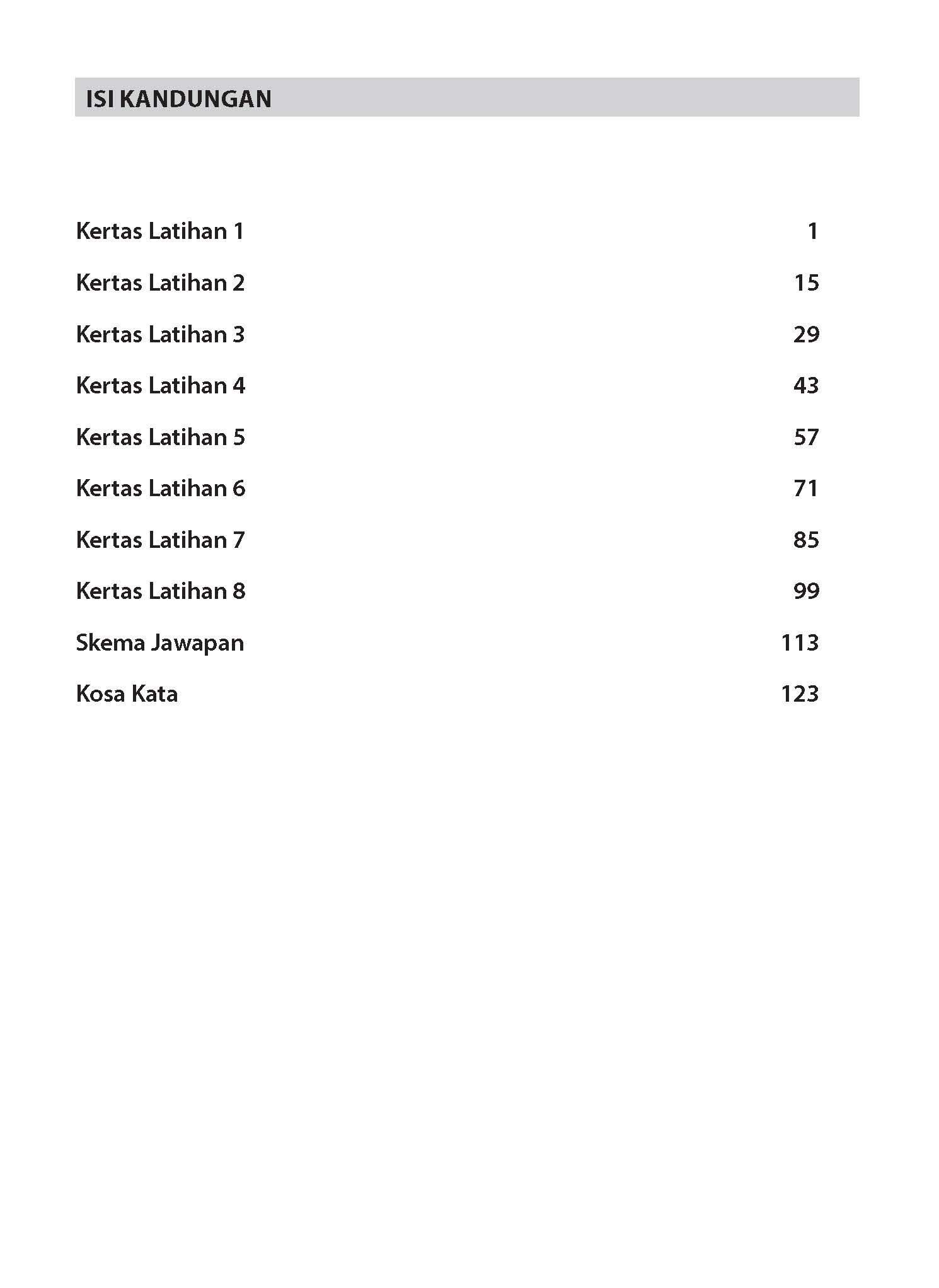 Buku Latihan Pintar Bahasa Melayu Darjah 6