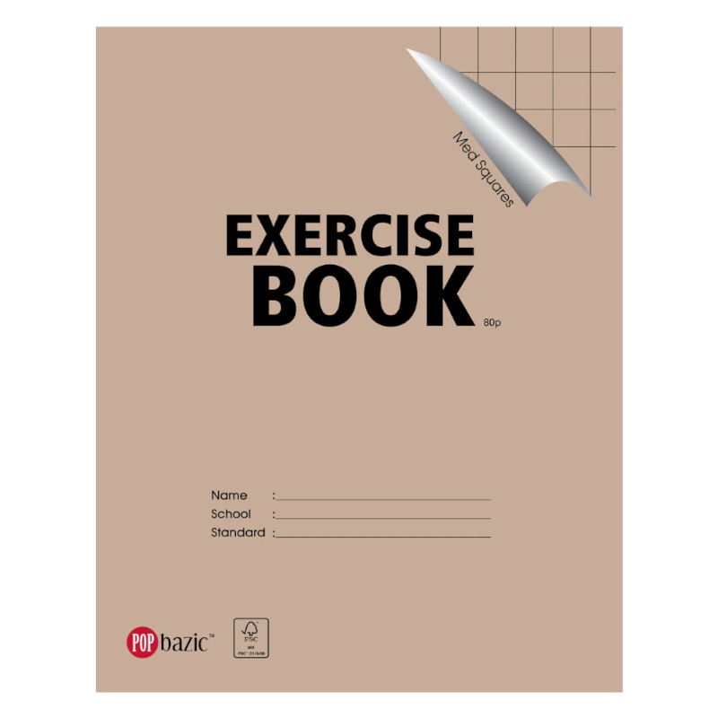 POP BAZIC F5 80P MED SQUARE -6PCS PACK