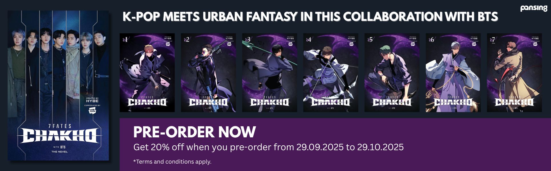 7Fate BTS Novel PRE-ORDER and Comics