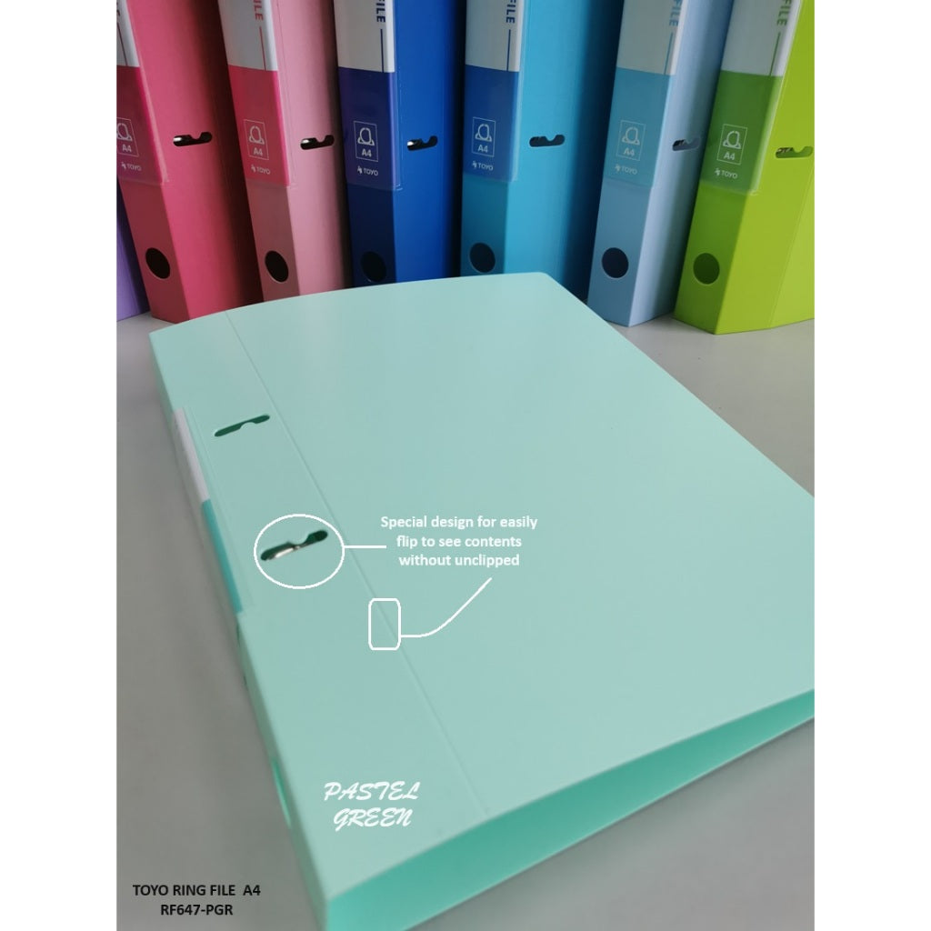 TOYO 2D RING FILE A4 RF647 – Popular Book Company Pte Ltd