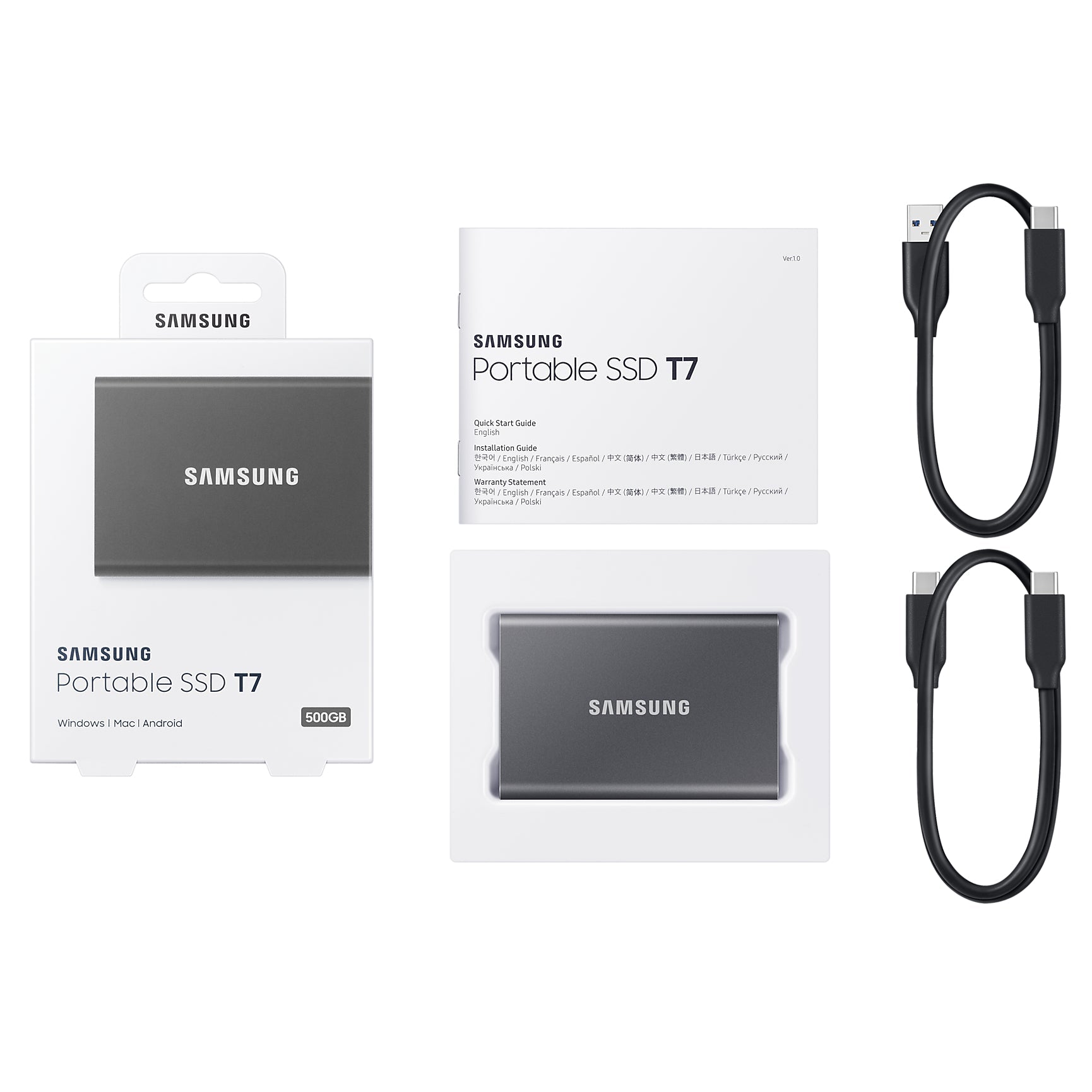 SAMSUNG T7 Portable SSD 1TB – Popular Book Company Pte Ltd