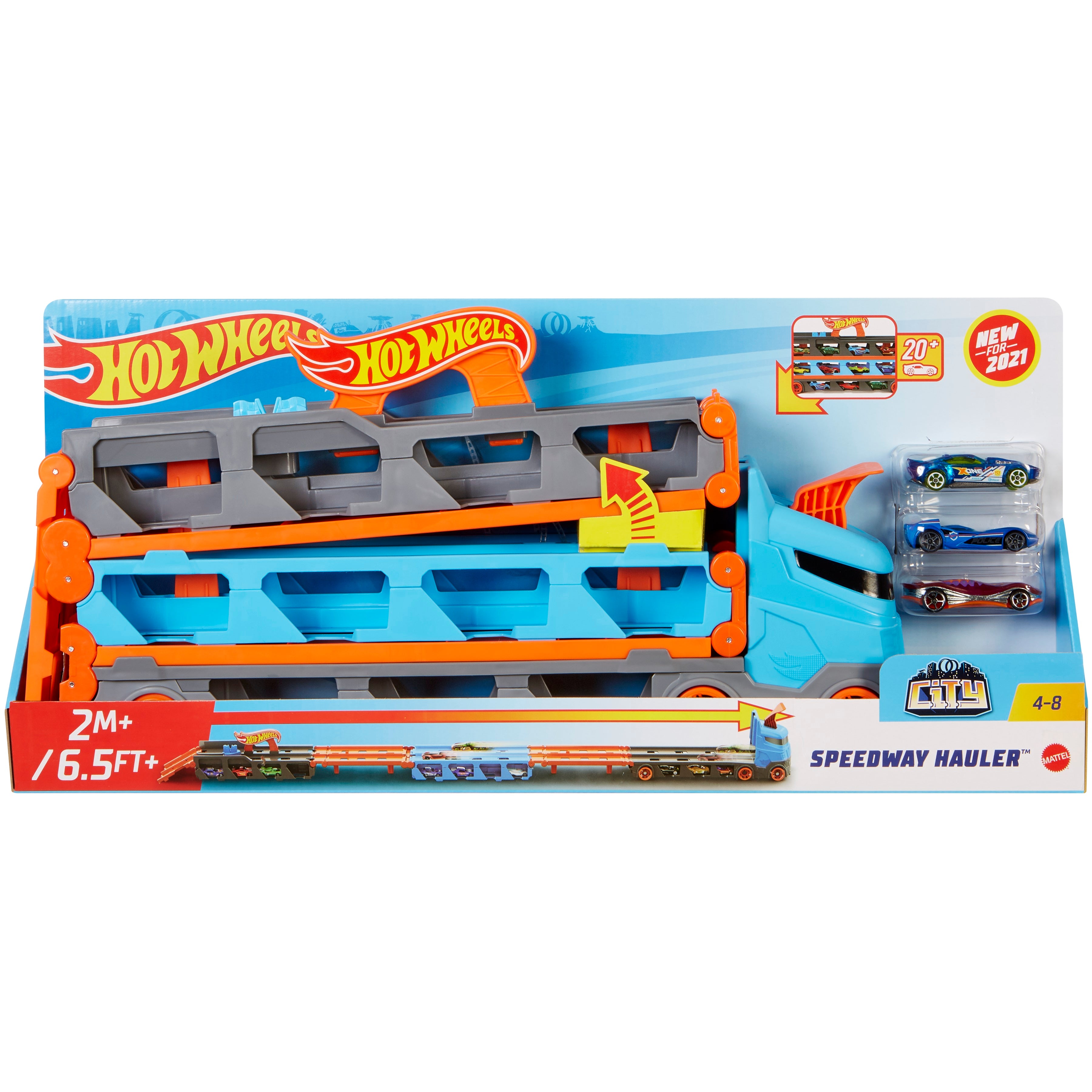 HOT WHEELS City Speedway Hauler - _MS, MATTEL, TOYS & GAMES