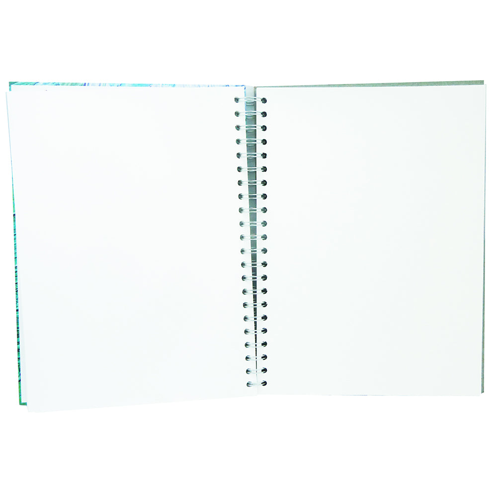 POP ARTZ Hard Cover Spiral Sketch Book A4 125 Gsm Green - 60 Sheets - _MS, ART & CRAFT, Art Needs, ECTL-AUG23, ECTL-MNM2FOR8, POP ARTZ