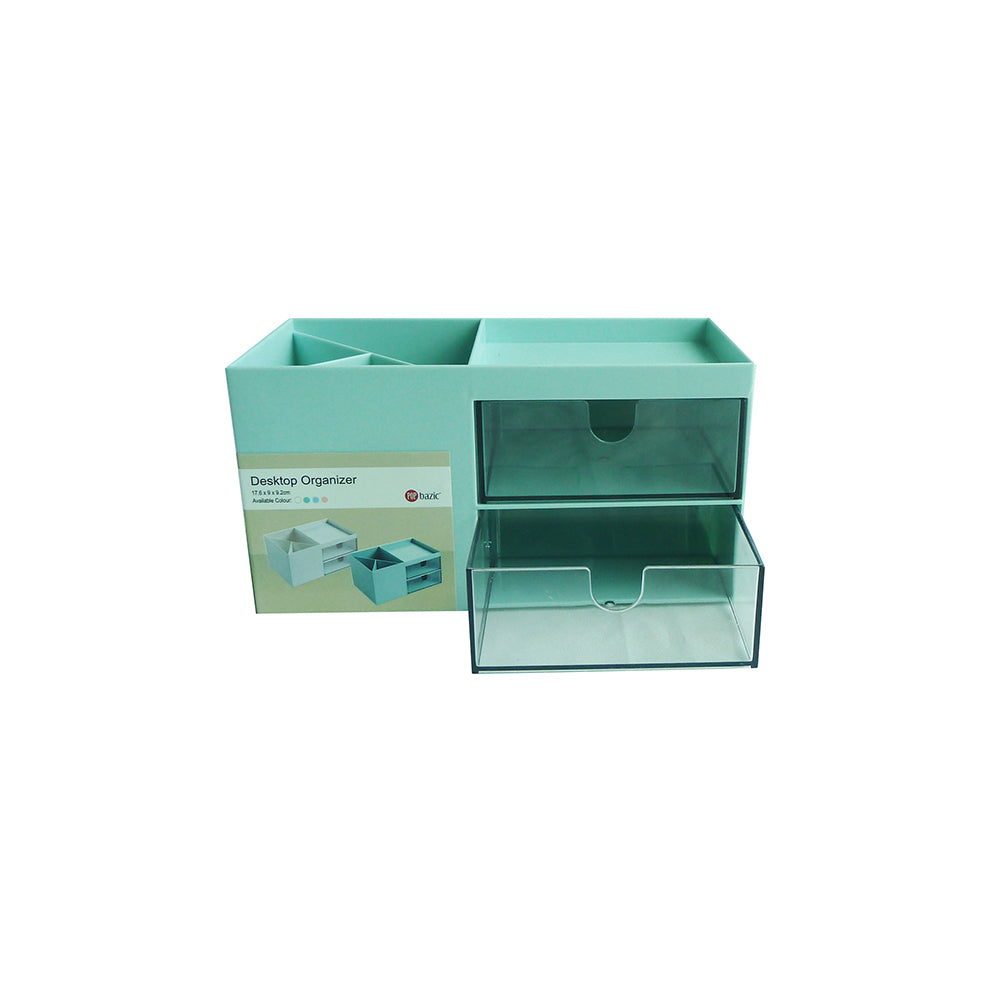 POP BAZIC Desktop Organizer Blue - _MS, CLEANDESK, ECTL-AUG23, ECTL-MNM3FOR99, ORGANIZER, POP BAZIC