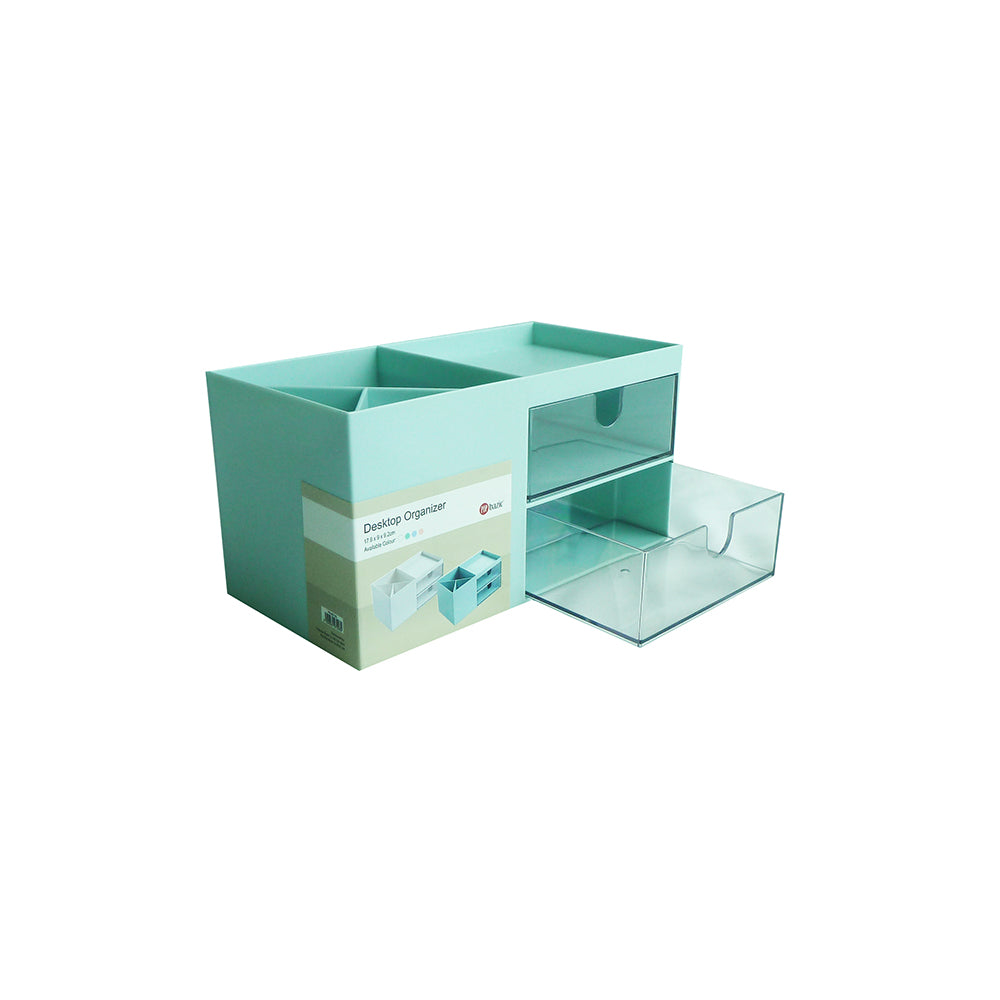 POP BAZIC Desktop Organizer Blue - _MS, CLEANDESK, ECTL-AUG23, ECTL-MNM3FOR99, ORGANIZER, POP BAZIC