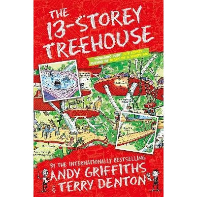 The 13-Storey Treehouse - 1088 Feb 2023, 1088 STOCK, 12 year old book, _MS, ANDY GRIFFITHS, CHILDREN'S BOOK, FICTION, POPULAR ONLINE SG