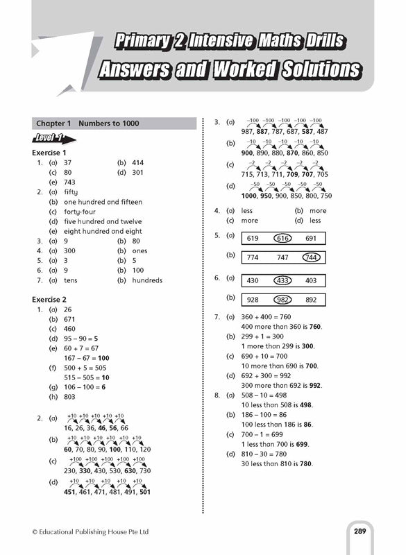 Primary 2 Intensive Maths Drills (3ED) - _MS, EDUCATIONAL PUBLISHING HOUSE, INTERMEDIATE, Issac C., MATHS, PRIMARY 2