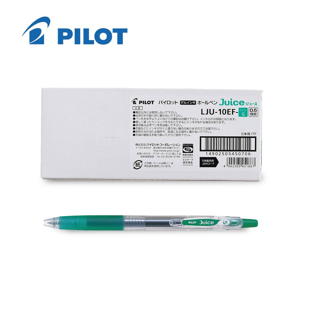 PILOT Juice Gel Pen 0.5mm Box Of 5Pcs – Popular Book Company Pte Ltd
